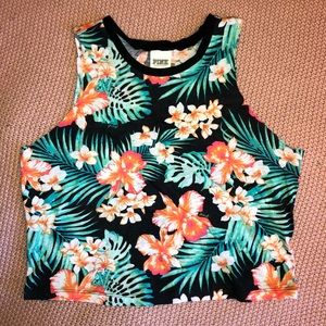 Victoria’s Secret PINK Tropical Crop Top